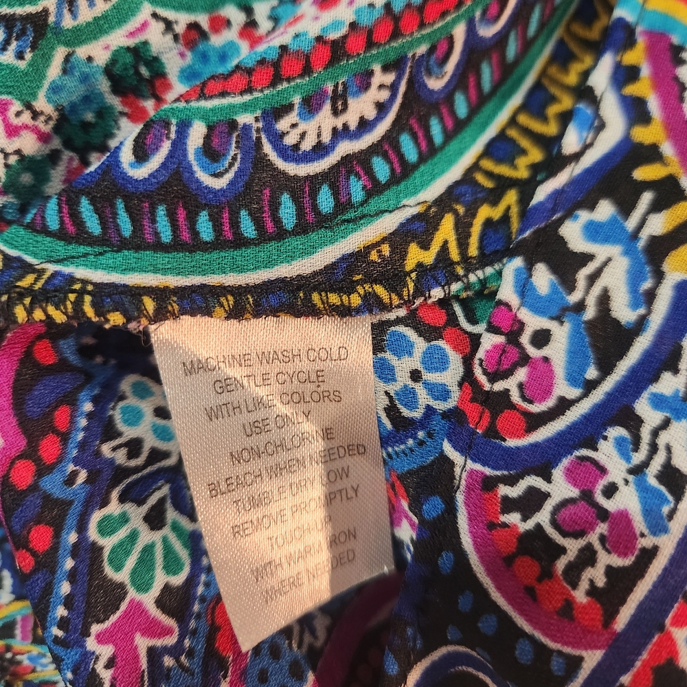 Sunny Leigh Multicolor Paisley and Leopard Blouse - Picture 12 of 14